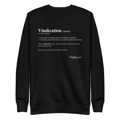 Alycia Baumgardner "Vindication" Sweatshirt