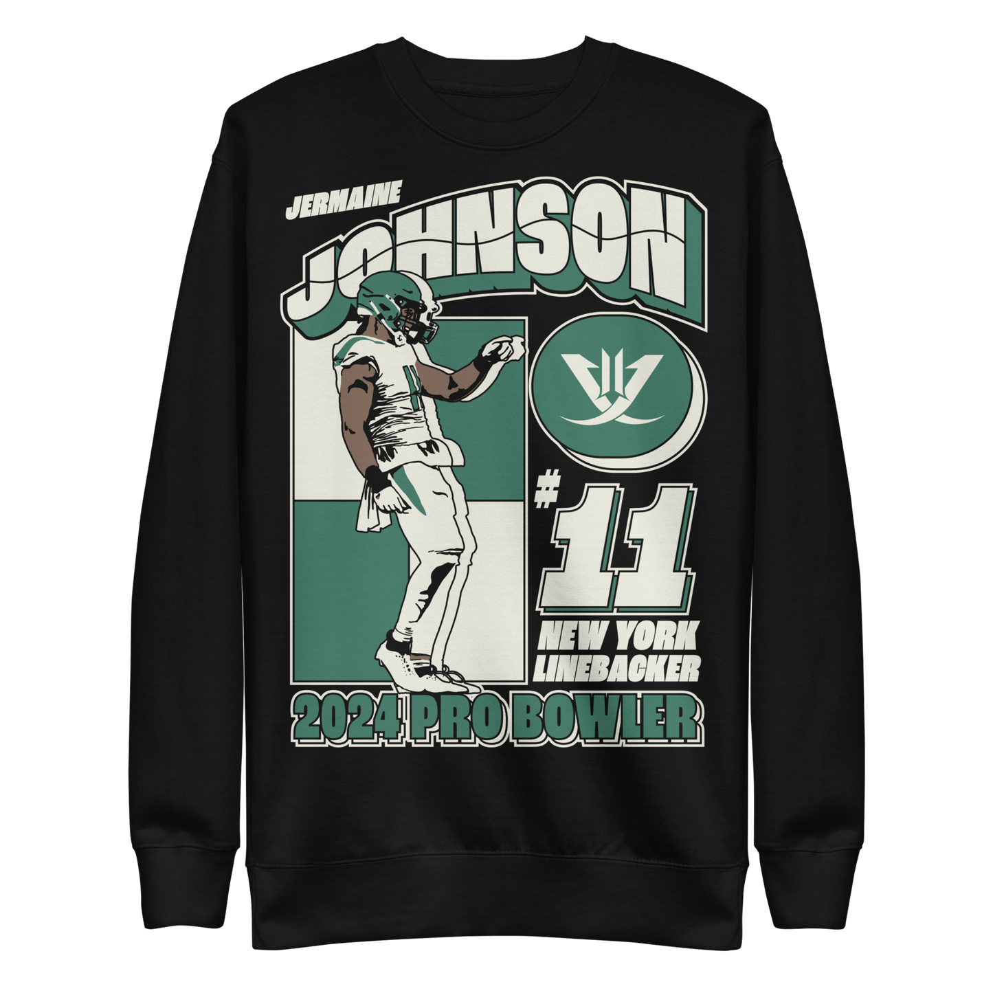 Jermaine Johnson "2024 Pro Bowler" Sweatshirt