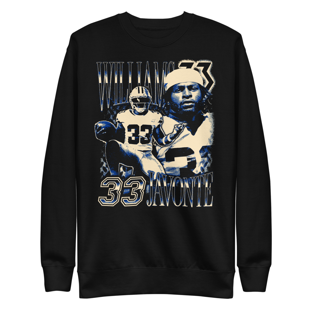 Javonte Williams Vintage Sweatshirt Black