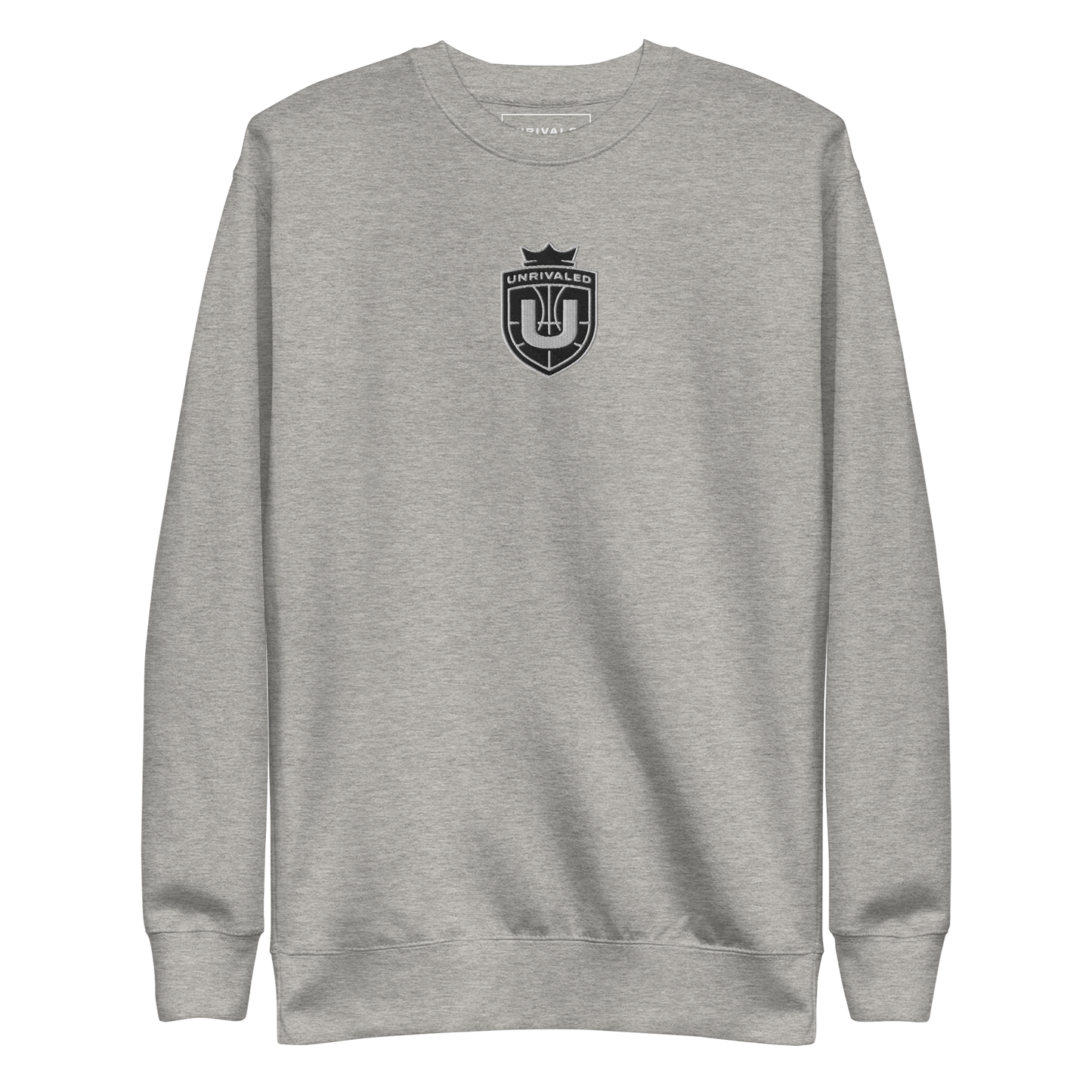 Unrivaled "Logo" Embroidered Sweatshirt Grey