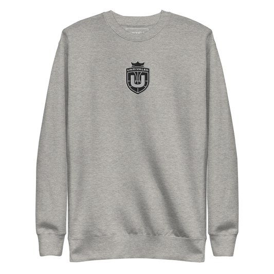 Unrivaled "Logo" Embroidered Sweatshirt Grey