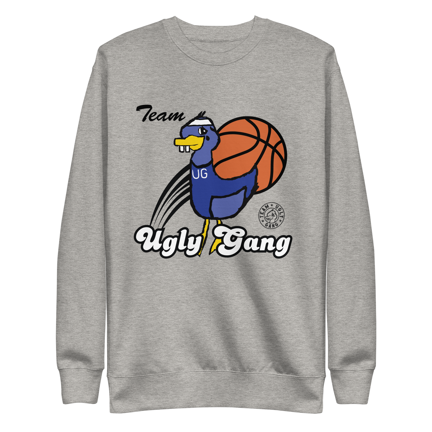 Team Ugly Gang “Heavily Contested” Sweatshirt Grey