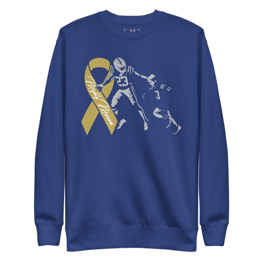 Kenny Moore II "Mighty Mason 2023" Sweatshirt Blue