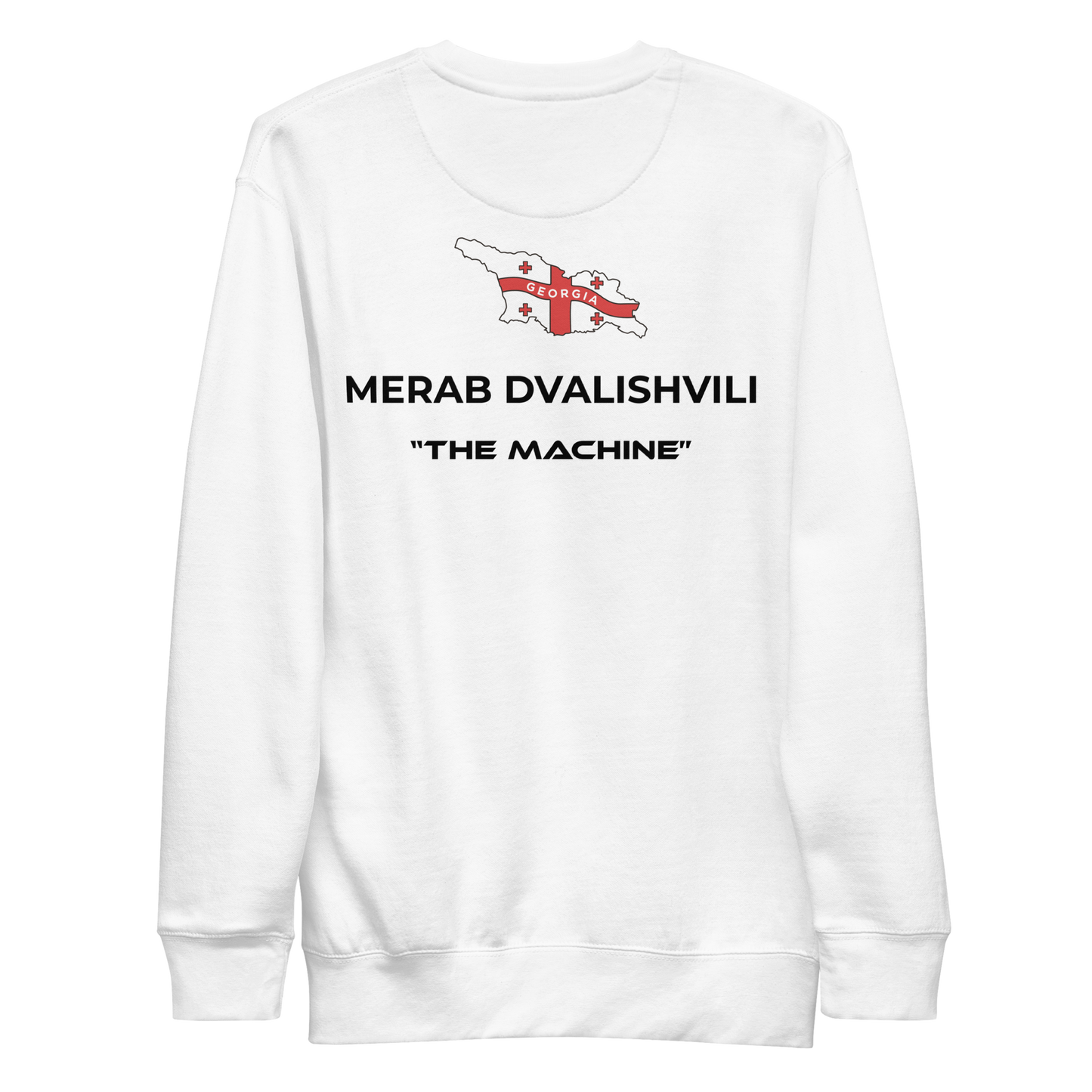 Merab Dvalishvili "Logo" Sweatshirt White