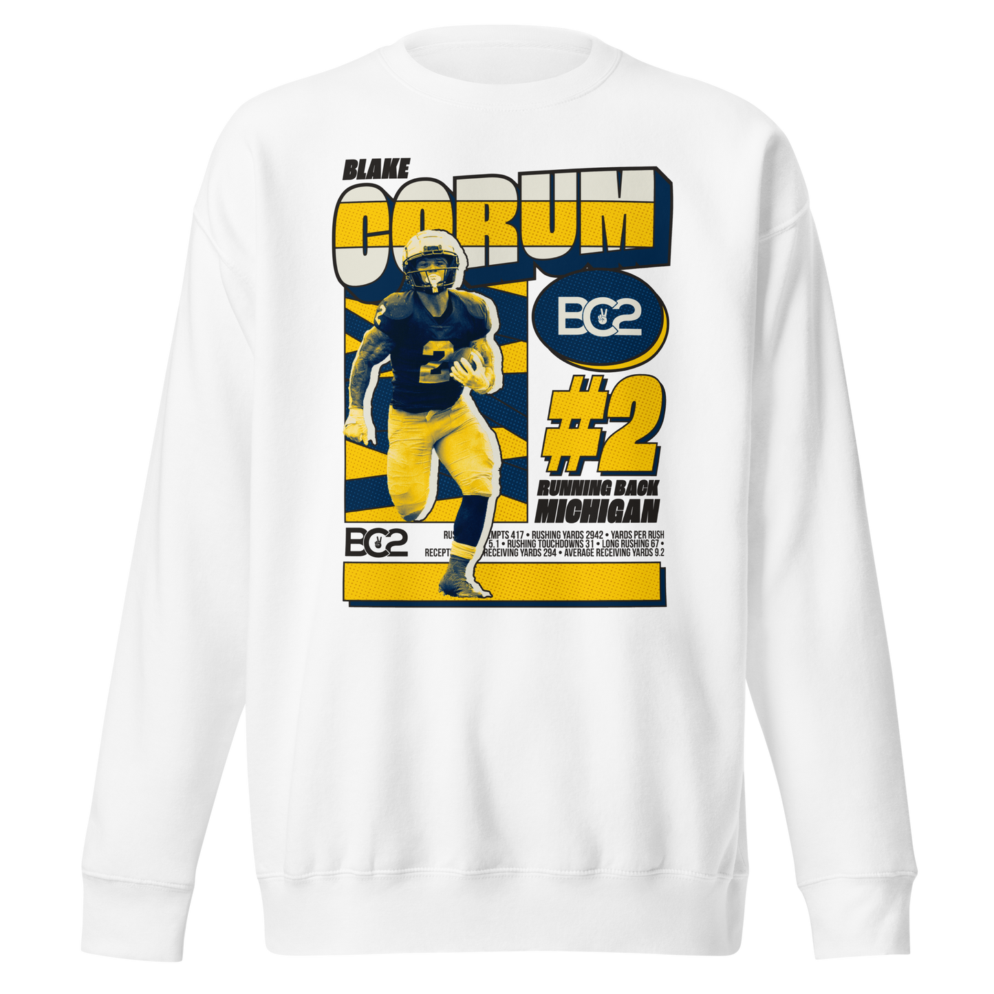 Blake Corum "Retro" Sweatshirt