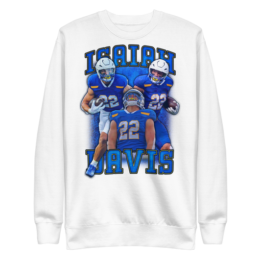 Isaiah Davis "Collage" Sweatshirt White