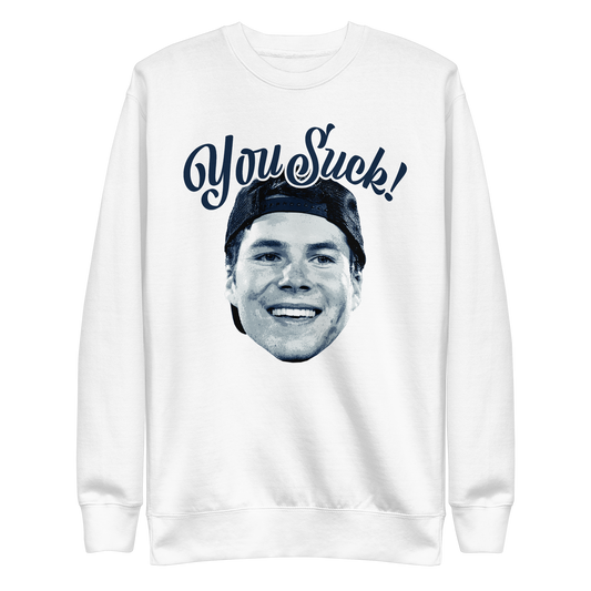 Riley Leonard "You Suck" Sweatshirt