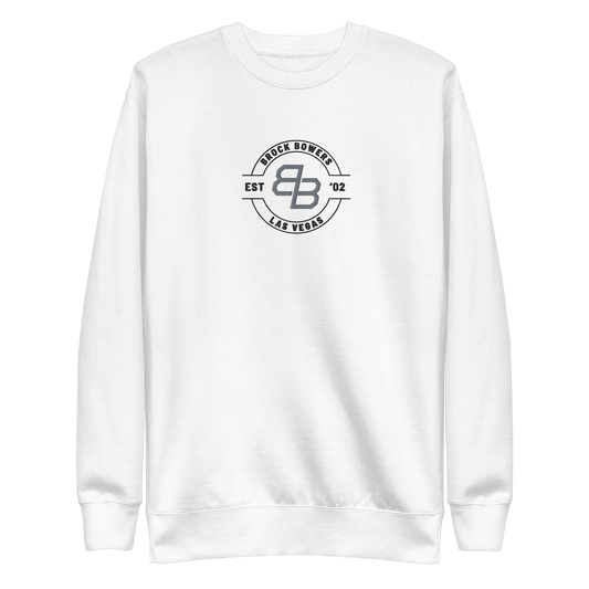 Brock Bowers “Logo Badge” Embroidered Sweatshirt