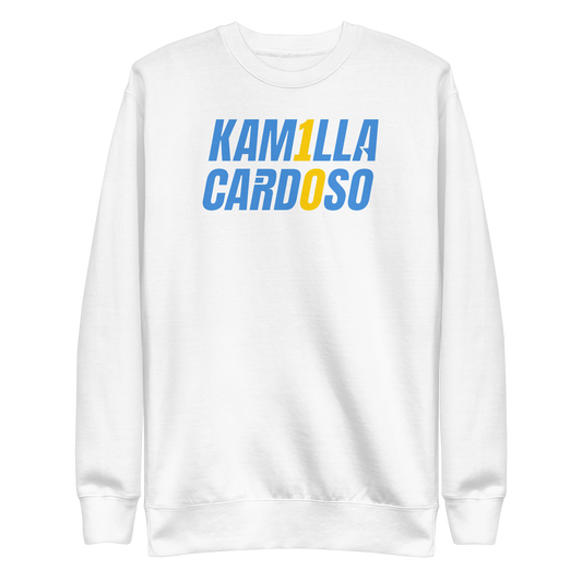 Kamilla Cardoso "Logo Lockup" Sweatshirt