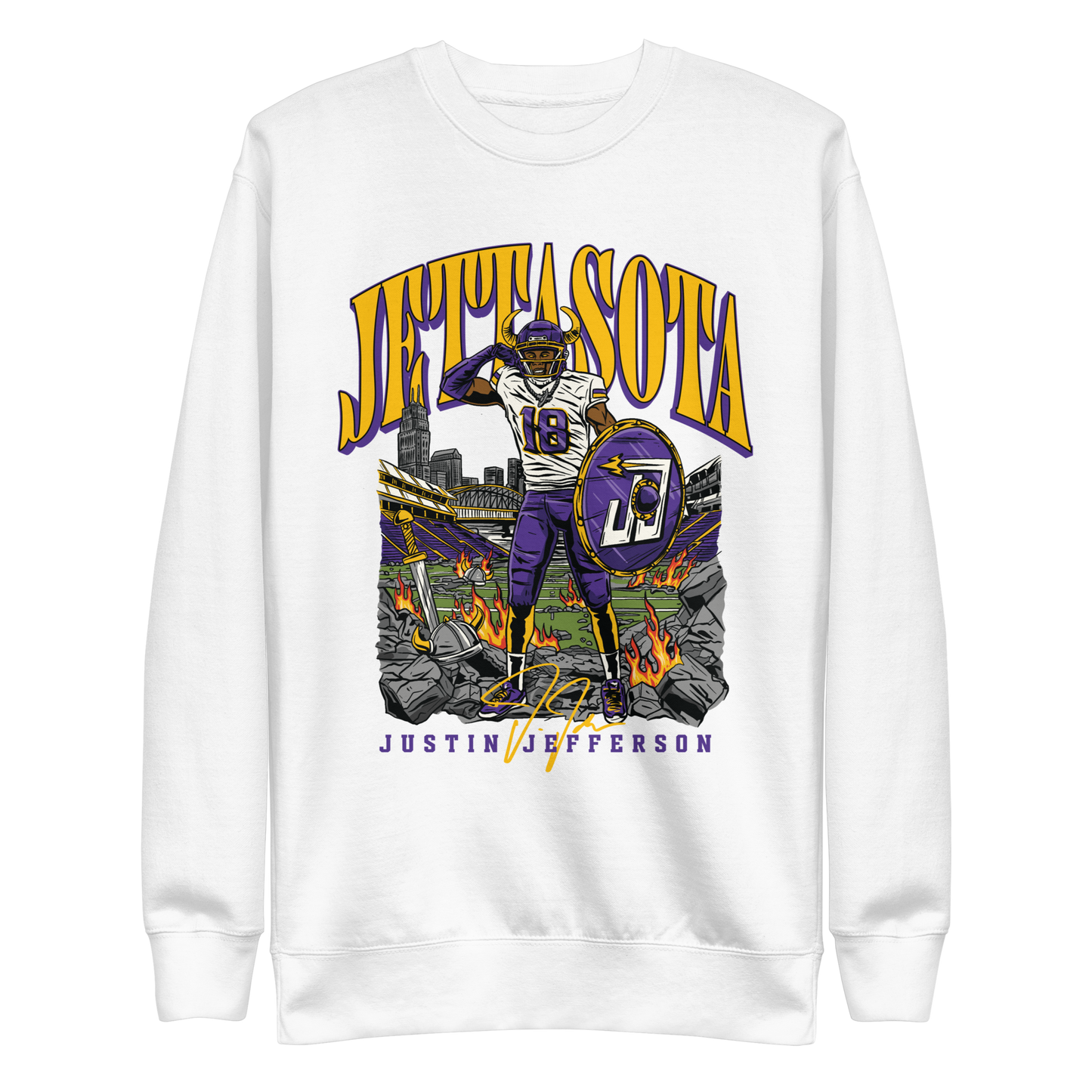 Justin Jefferson “Groundbreak” Sweatshirt