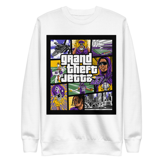Justin Jefferson “Grand Theft Jetta” Sweatshirt