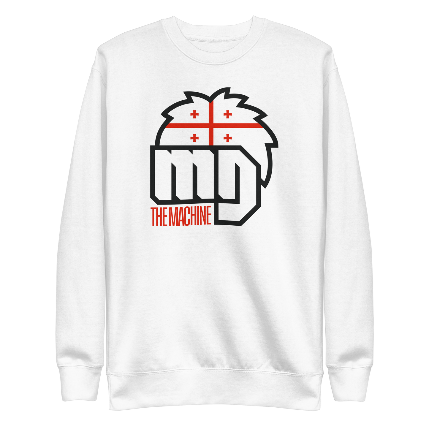 Merab Dvalishvili "Logo" Sweatshirt White