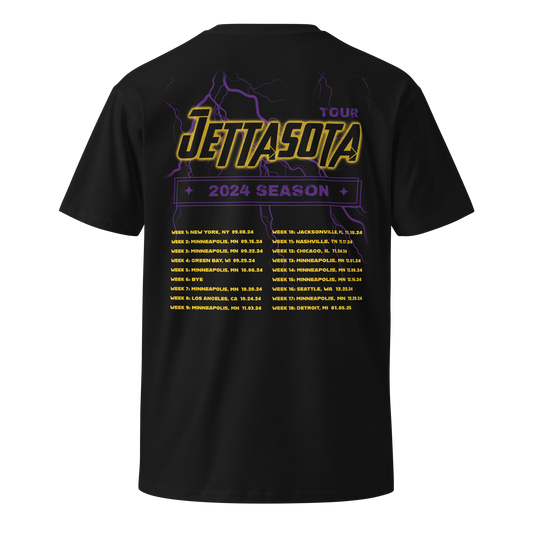 Justin Jefferson "Jettasota Tour 2024" Unisex T-shirt Black