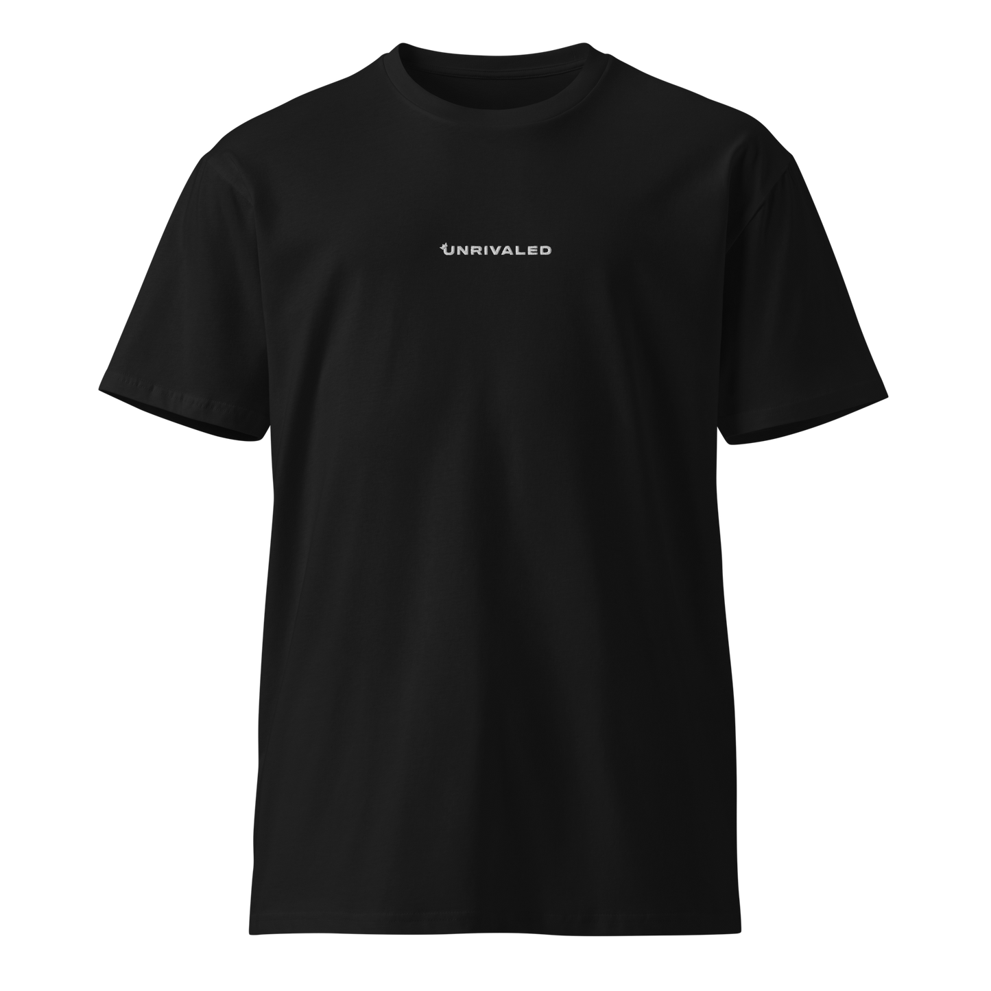Unrivaled Embroidered T-shirt Black
