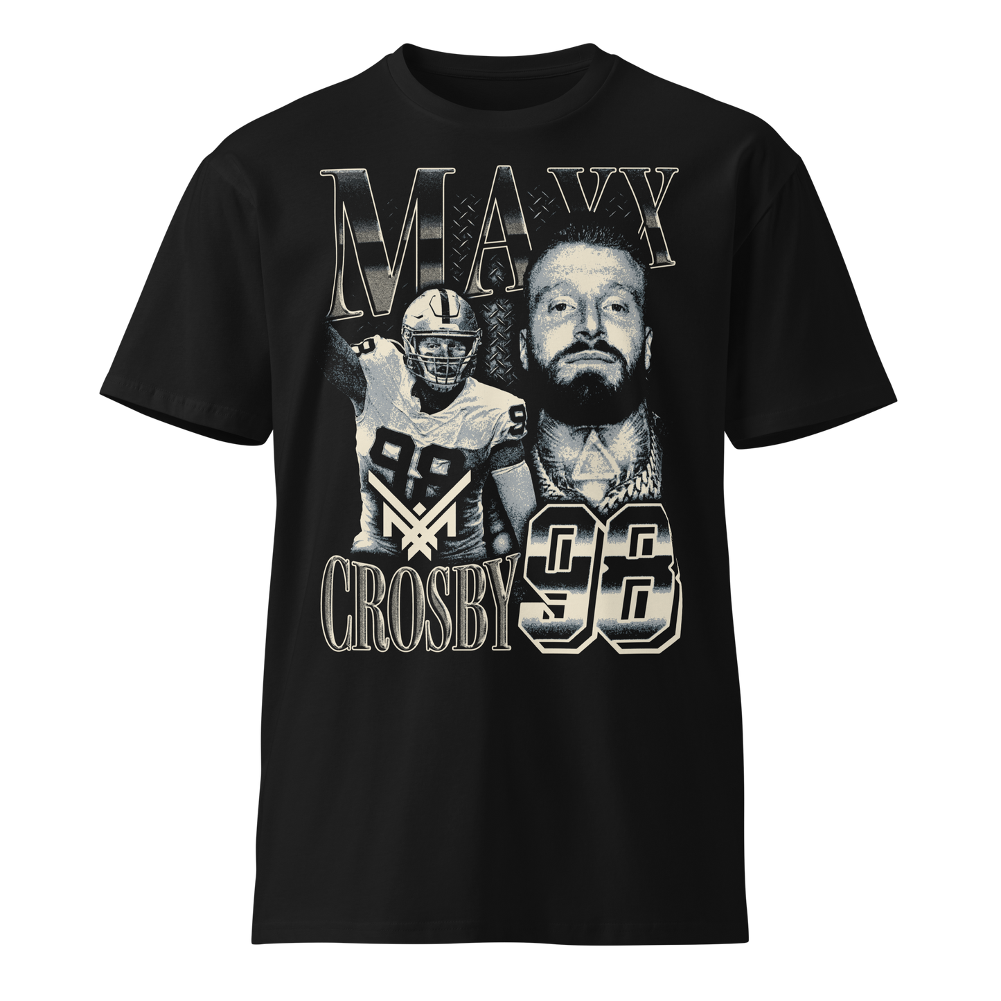 Maxx Crosby "Vintage" Unisex T-shirt Black