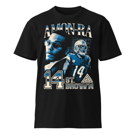 Amon-Ra St. Brown "Vintage" Unisex T-shirt Black