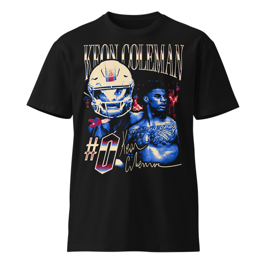 Keon Coleman "Vintage" Unisex T-shirt Black