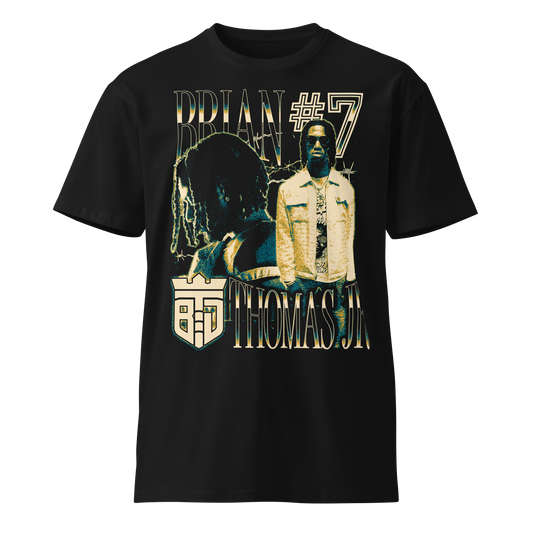 Brian Thomas Jr. "Vintage" Unisex T-shirt Black
