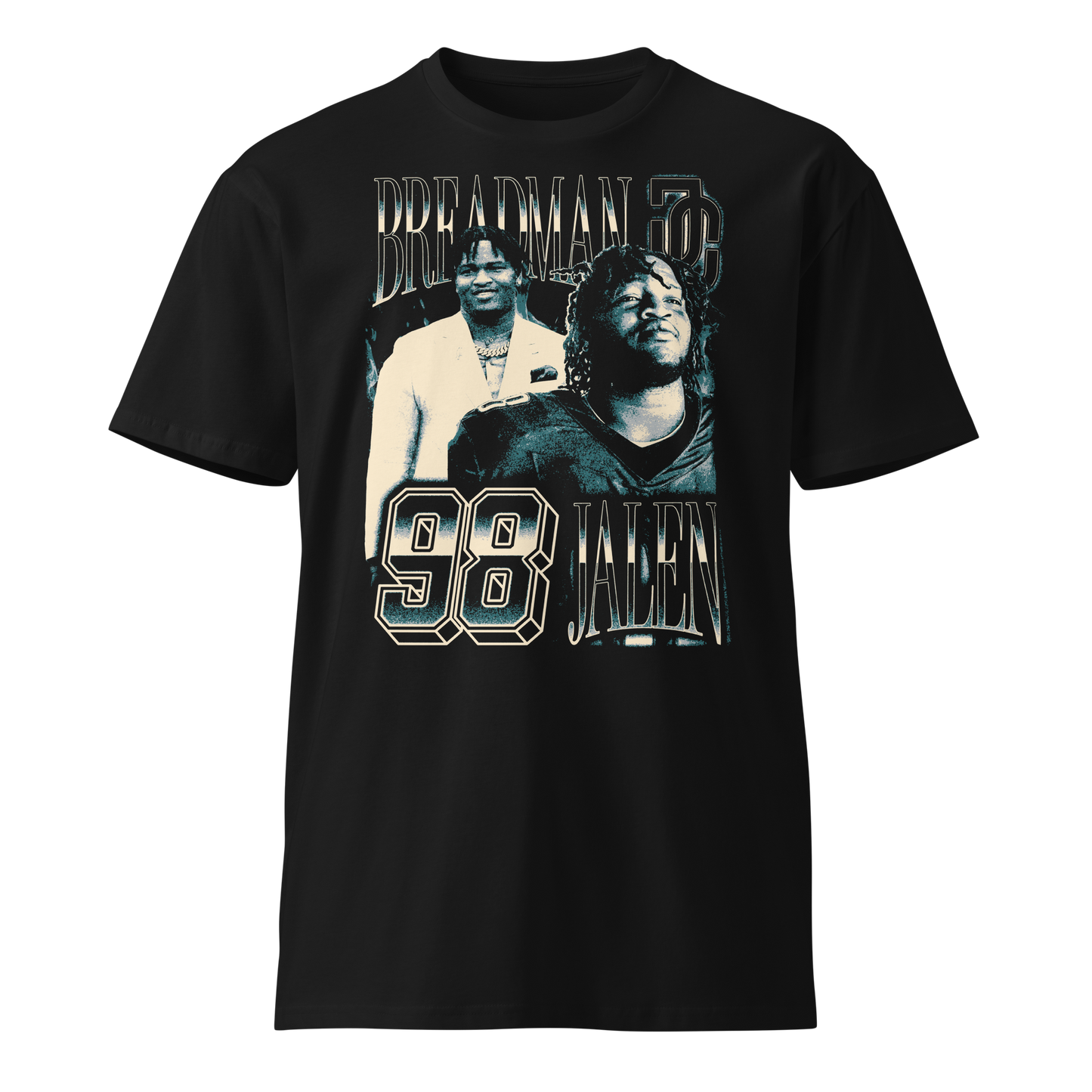 Jalen Carter "Vintage" Unisex T-shirt Black