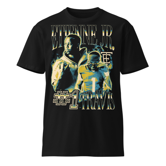 Travis Etienne Jr. "Vintage" Unisex T-shirt Black