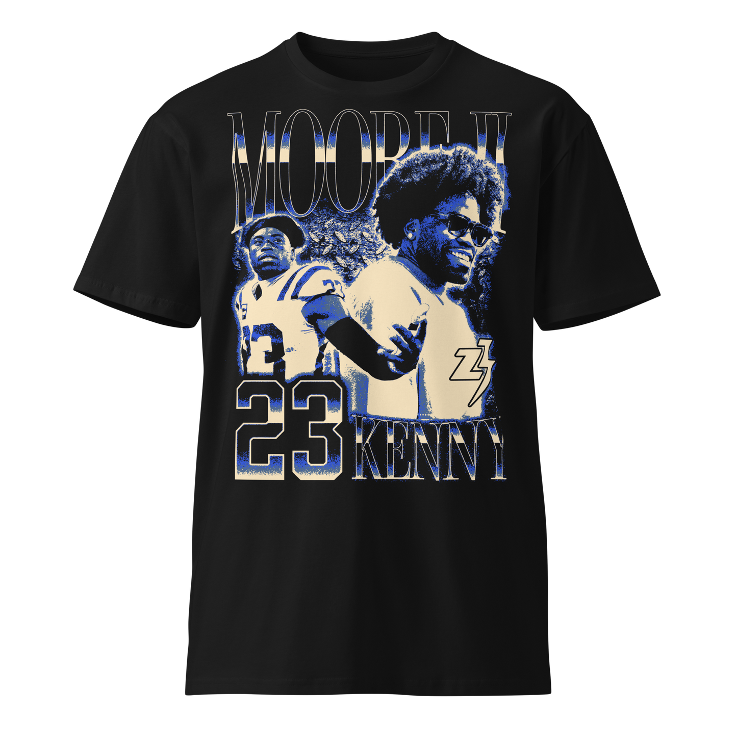 Kenny Moore II "Vintage" Unisex T-shirt Black