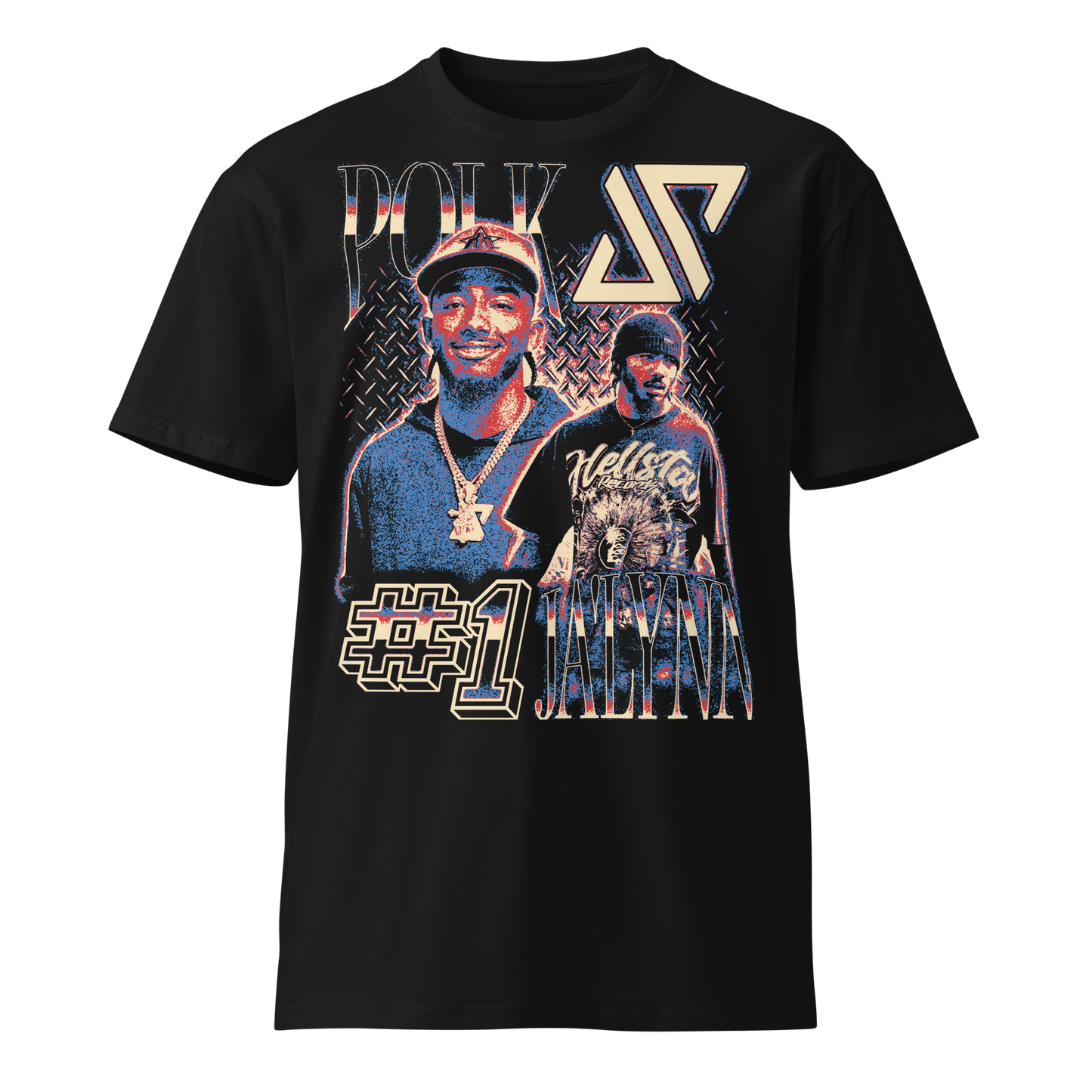 Ja'Lynn Polk "Vintage" Unisex T-shirt Black