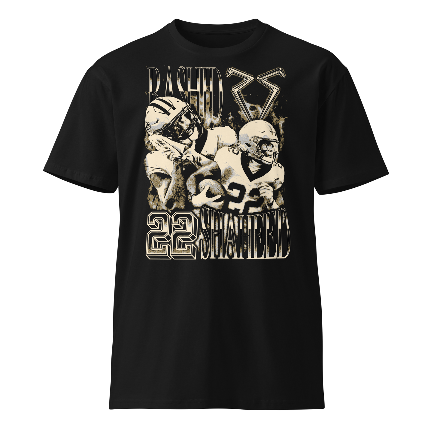 Rashid Shaheed "Vintage" Unisex T-shirt Black