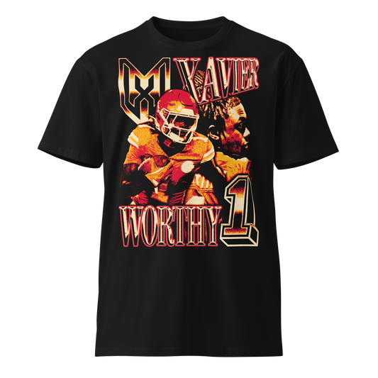Xavier Worthy "Vintage" Unisex T-shirt Black