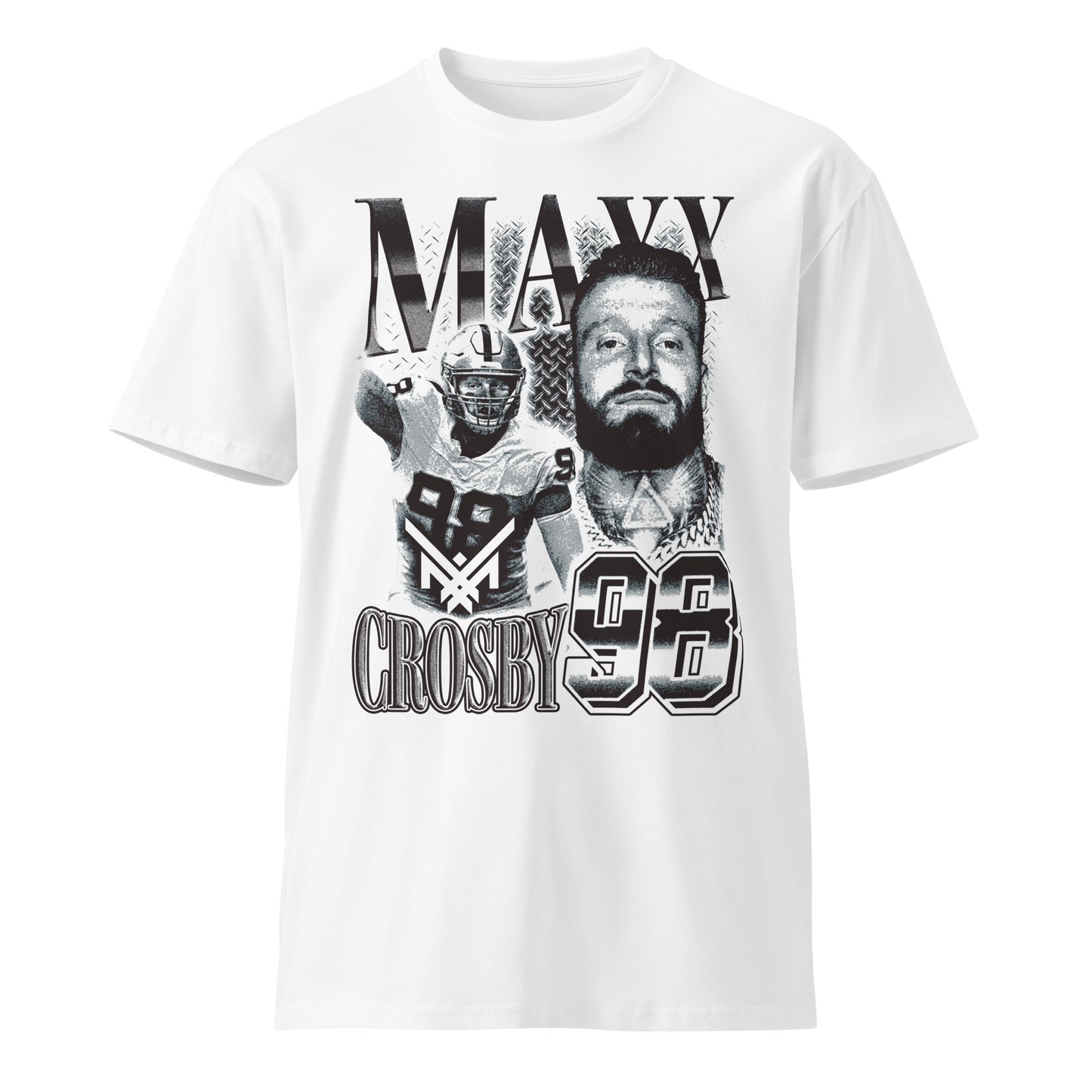 Maxx Crosby "Vintage" Unisex T-shirt White