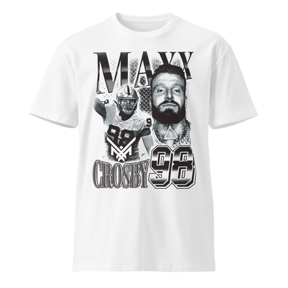 Maxx Crosby "Vintage" Unisex T-shirt White