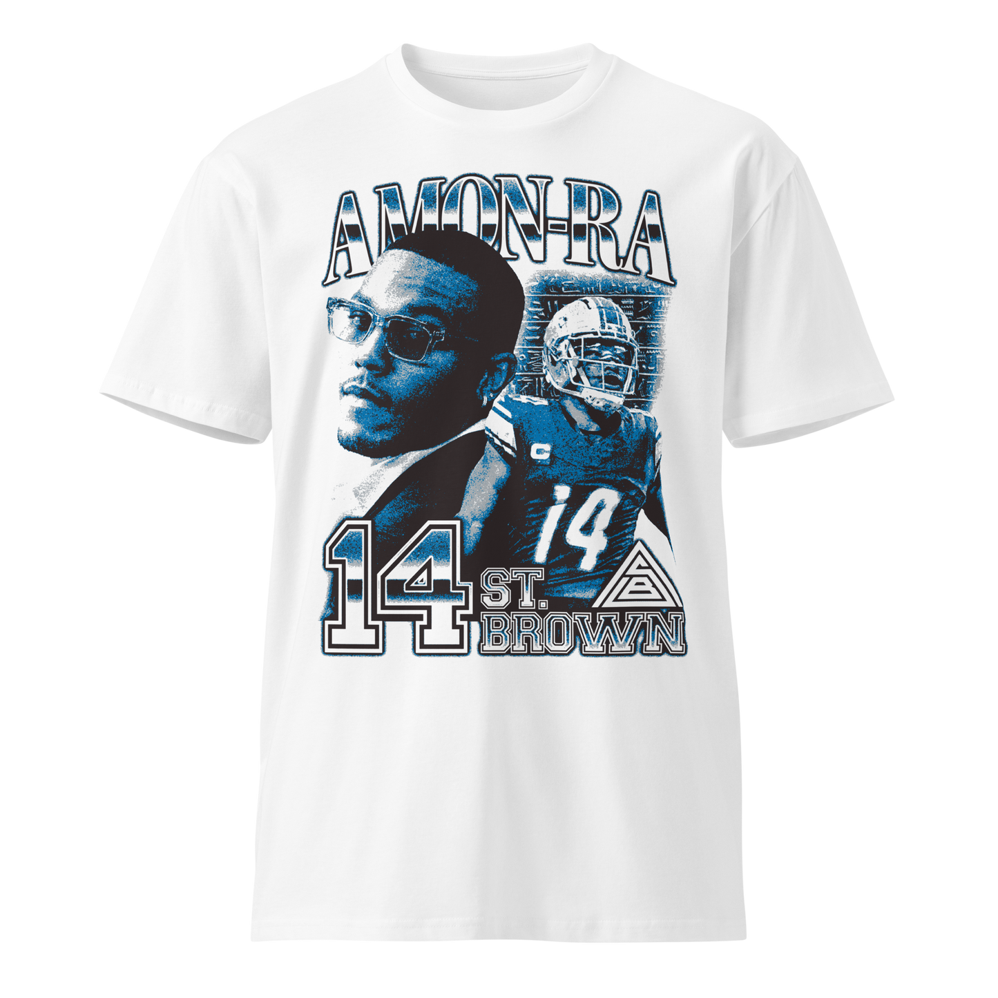 Amon-Ra St. Brown "Vintage" Unisex T-shirt White