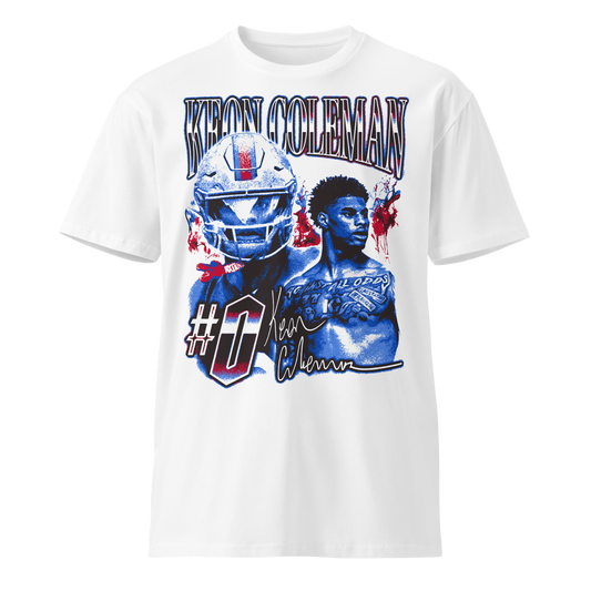 Keon Coleman "Vintage" Unisex T-shirt White