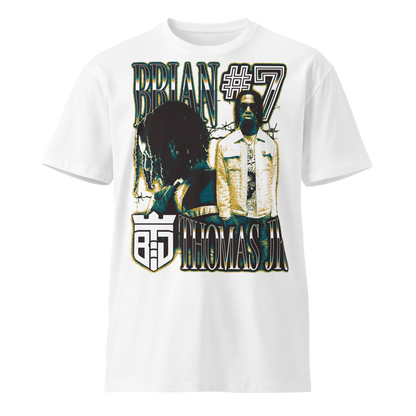 Brian Thomas Jr. "Vintage" Unisex T-shirt White