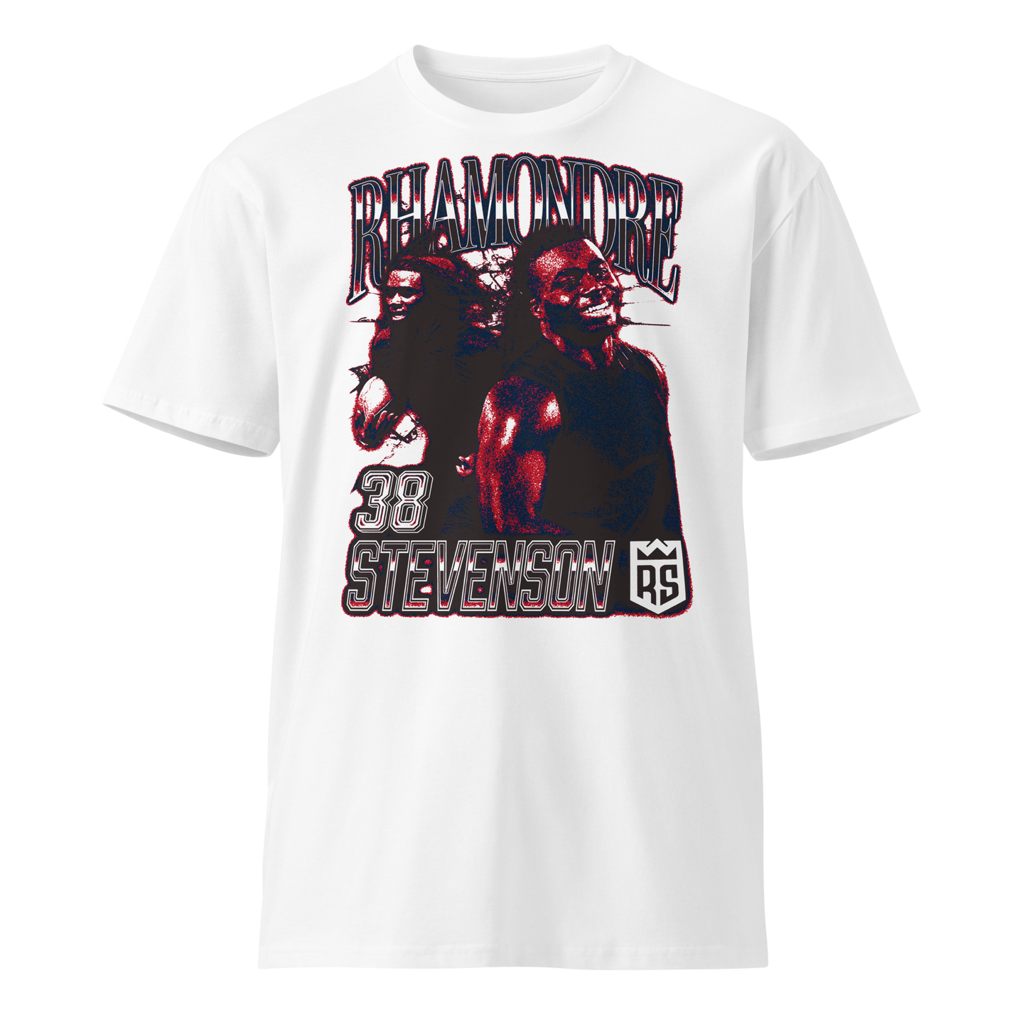 Rhamondre Stevenson “Vintage” Unisex T-shirt Faded White