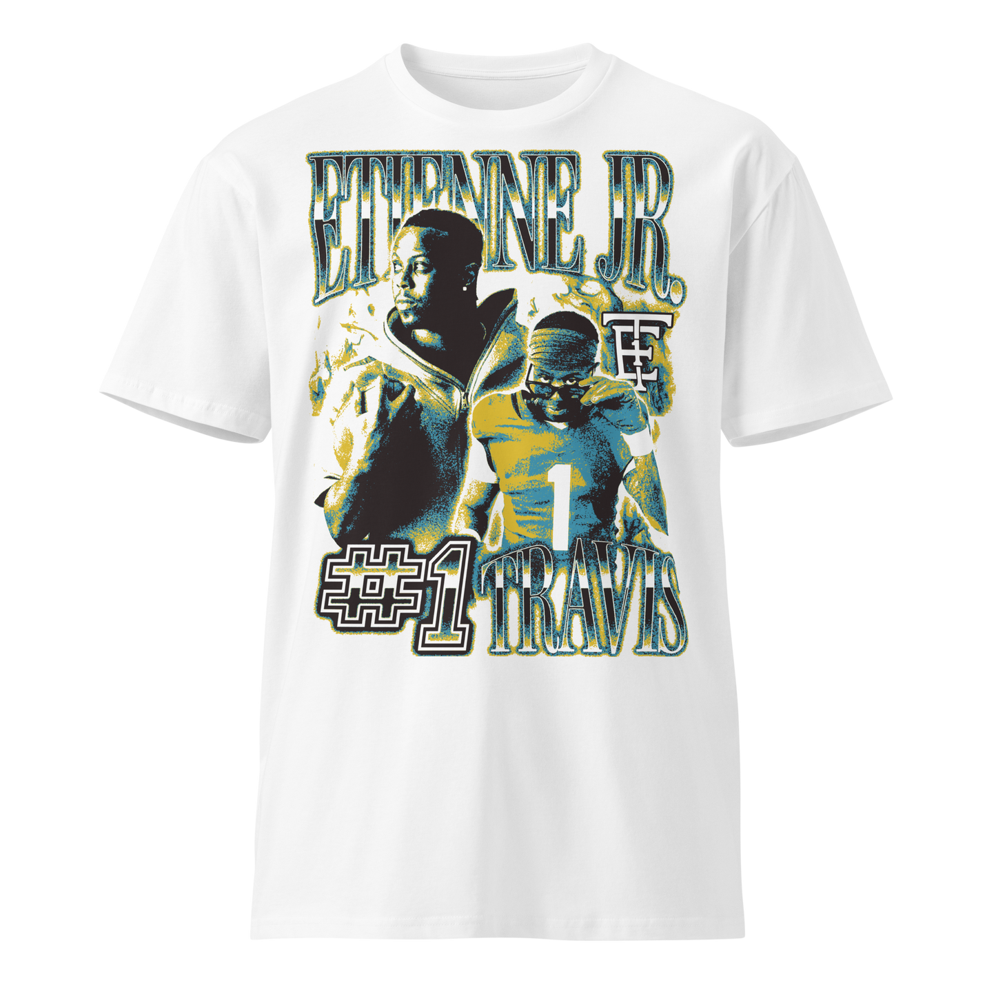 Travis Etienne Jr. "Vintage" Unisex T-shirt White