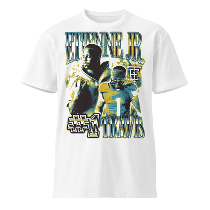 Travis Etienne Jr. "Vintage" Unisex T-shirt White