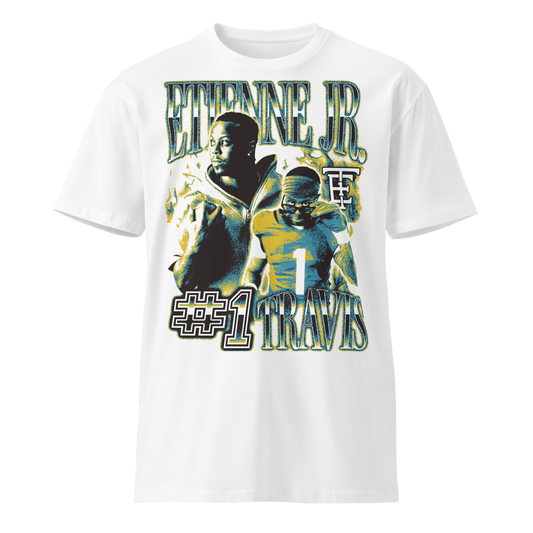 Travis Etienne Jr. "Vintage" Unisex T-shirt White