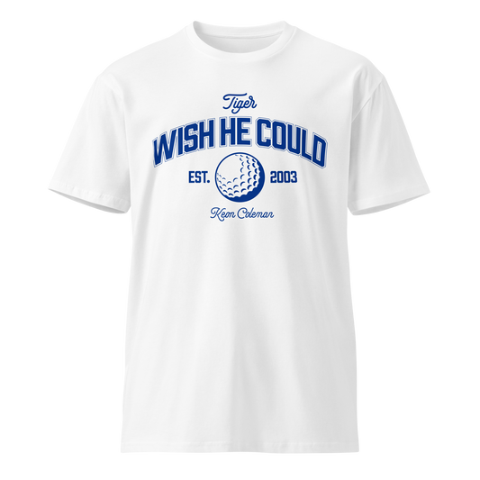 Keon Coleman "Tiger Wish He Could" Unisex T-shirt White