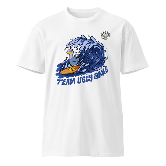 Team Ugly Gang “Surfs Up Duck” Unisex T-shirt White