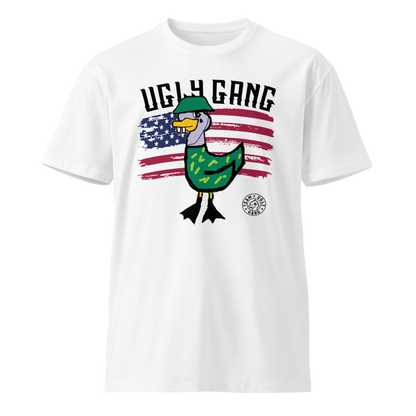 Team Ugly Gang “Army Duck” Unisex T-shirt White