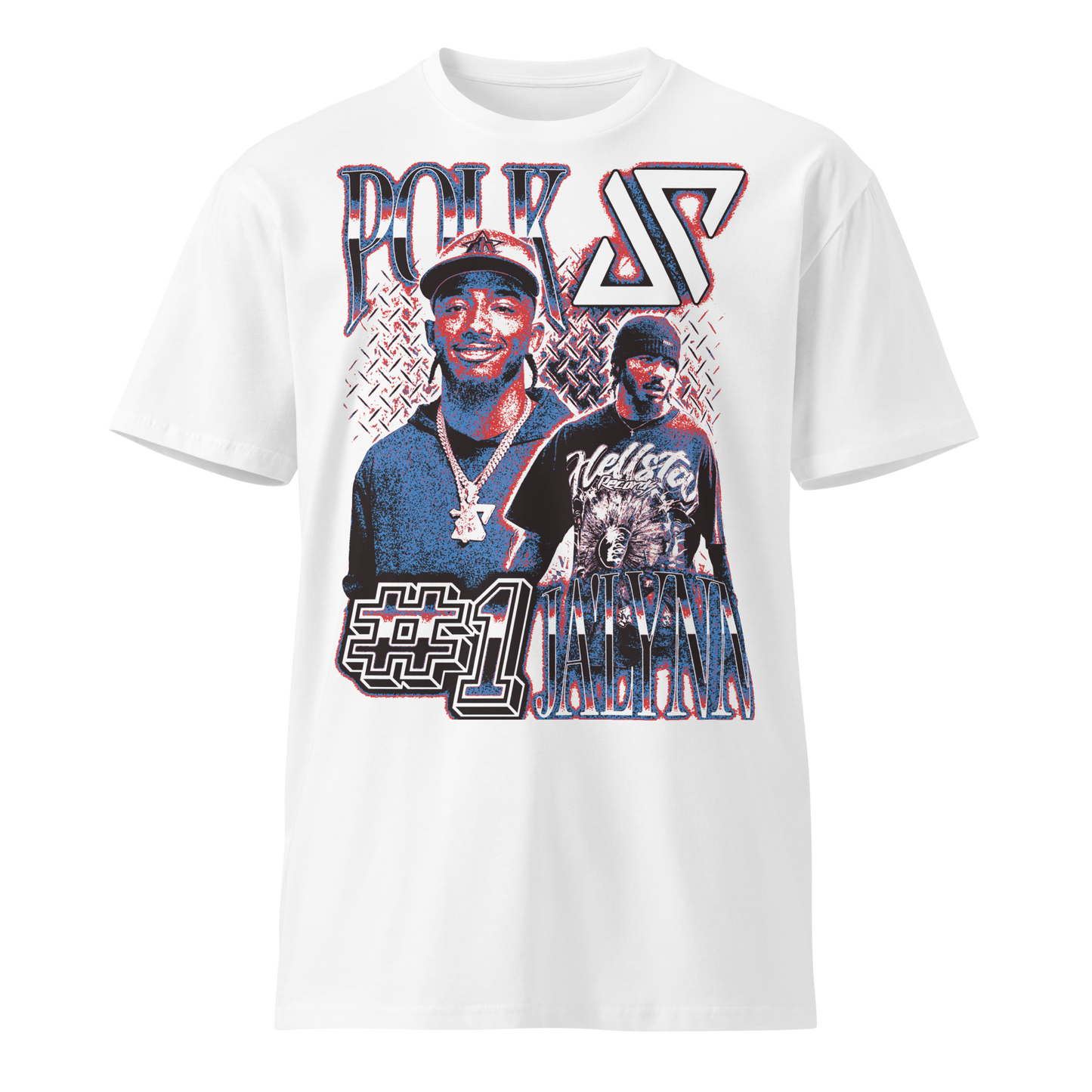 Ja'Lynn Polk "Vintage" Unisex T-shirt White