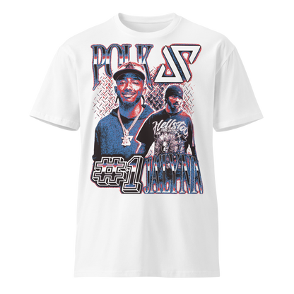 Ja'Lynn Polk "Vintage" Unisex T-shirt White