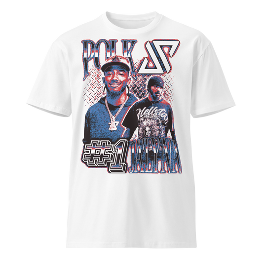 Ja'Lynn Polk "Vintage" Unisex T-shirt White