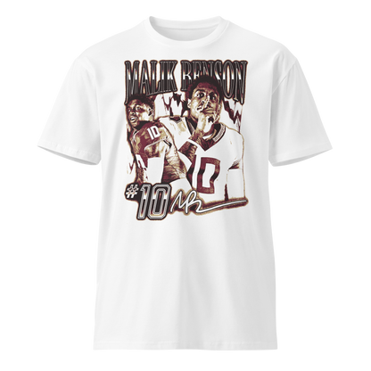Malik Benson "Vintage" Unisex T-shirt White