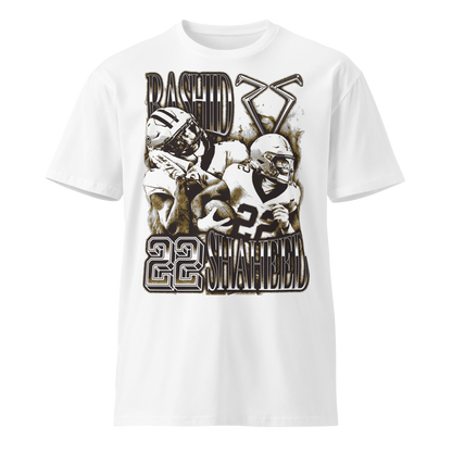 Rashid Shaheed "Vintage" Unisex T-shirt White