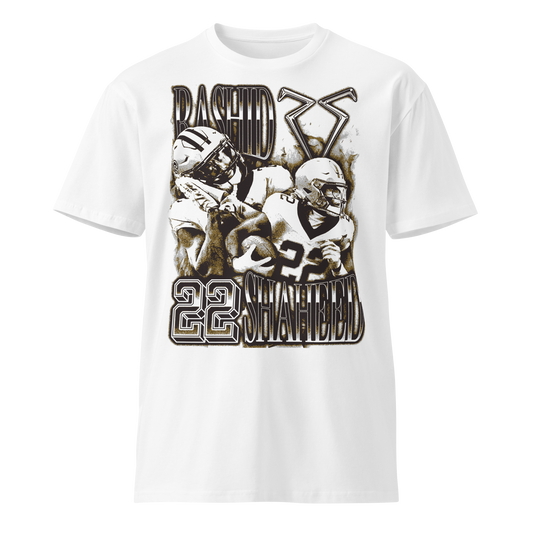 Rashid Shaheed "Vintage" Unisex T-shirt White