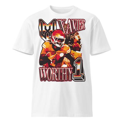 Xavier Worthy "Vintage" Unisex T-shirt White