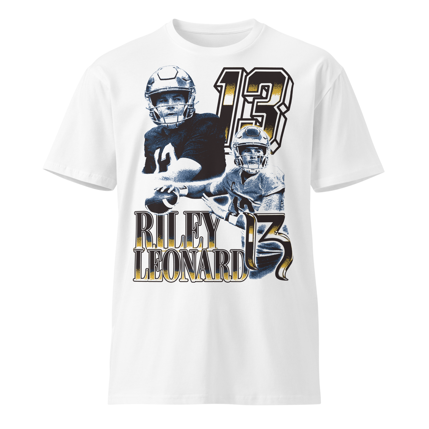 Riley Leonard "Vintage" Unisex T-shirt White
