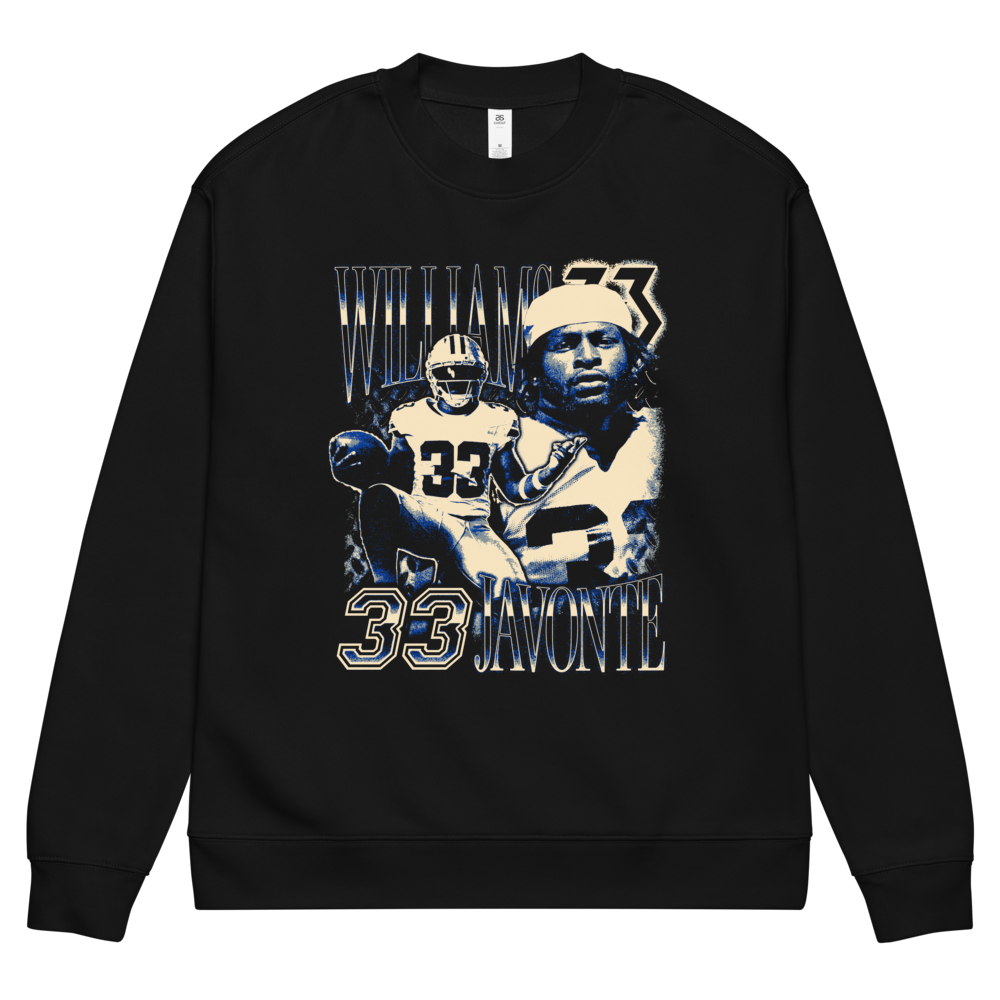 Javonte Williams Vintage Vintage Crewneck Black by Athlete Market