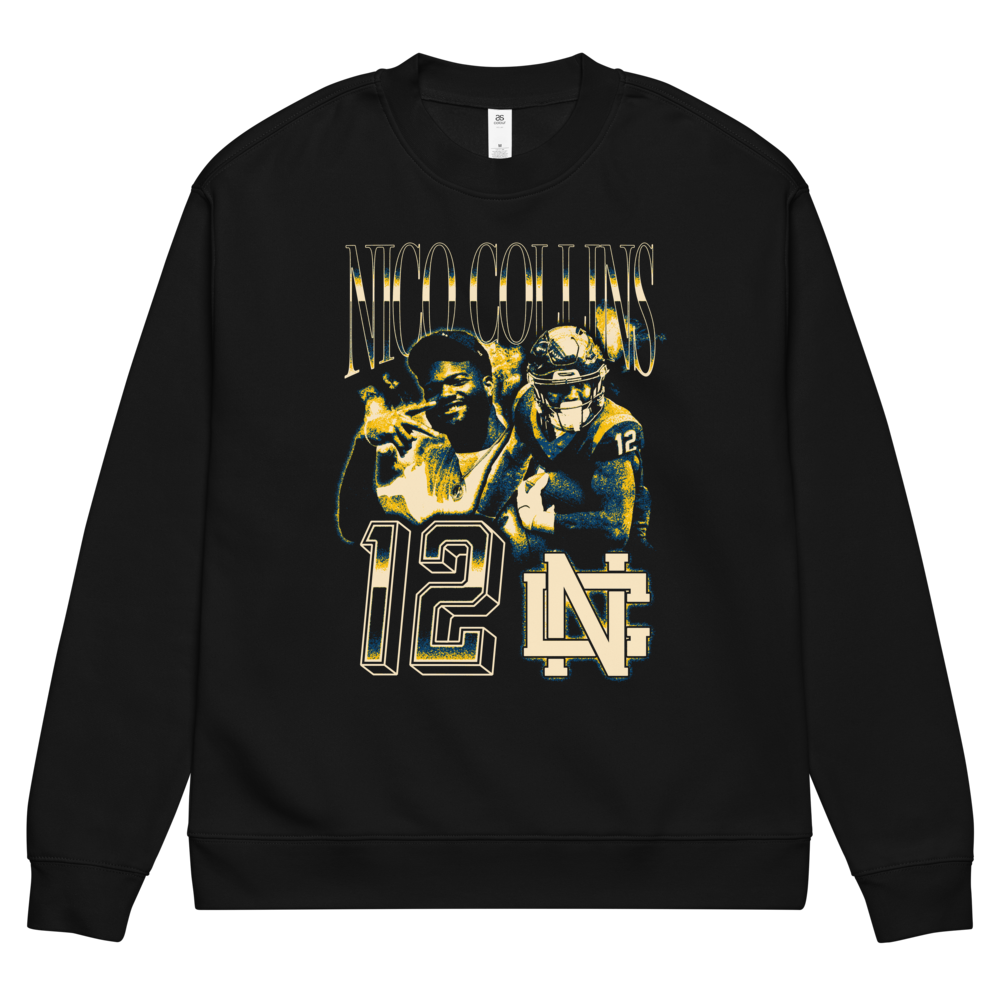 Nico Collins Vintage Vintage Crewneck Black by Athlete Market